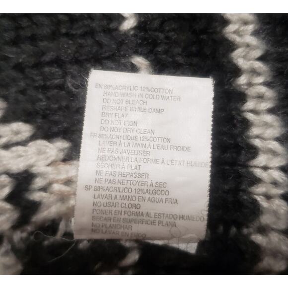 RDI Oversized Aztec Fringe Cardigan Sz SP | Boho Hoodie Sweater Western Knitwear - Picture 7 of 7